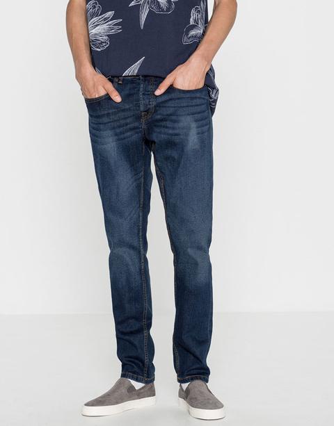 Jeans Slim Fit Lavado Medio