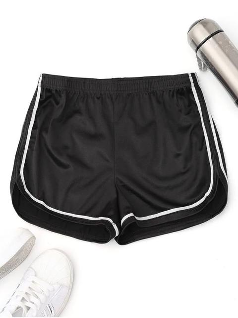 Cintura Elástica De Raso Deportes Dolphin Shorts