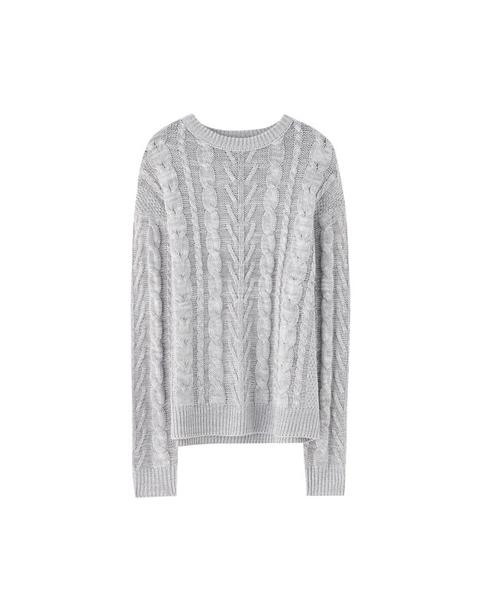 Pullover Maglia A Trecce