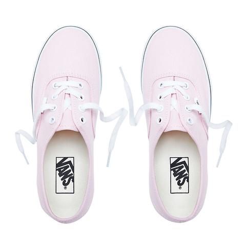 vans authentic chalk pink & true white shoes