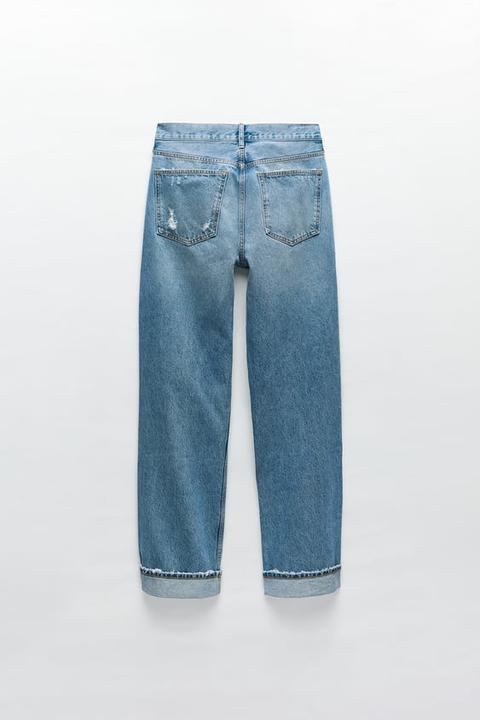 zw premium loose fit jeans in harmony blue