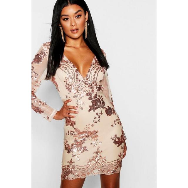 boutique sequin bodycon dress