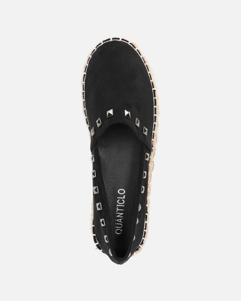 Dinah - Studded Espadrille In Black