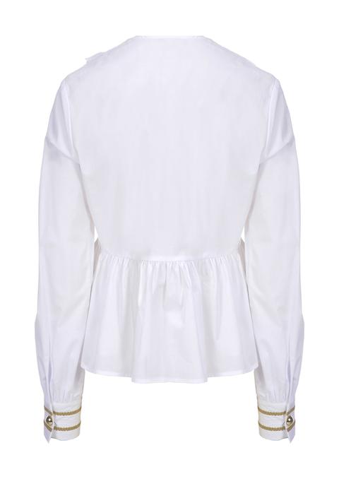Blusa In Popeline Stretch