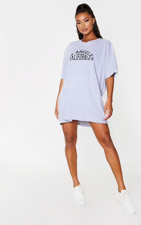 robe tee shirt grise