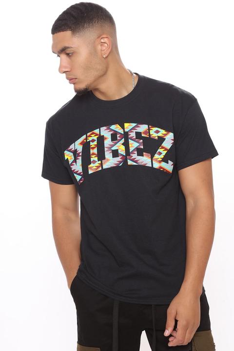 Earth Vibes Short Sleeve Tee - Black