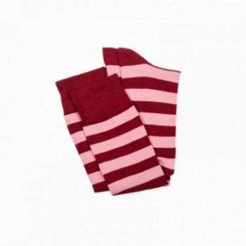 Stripes High Burgundy Flamingo