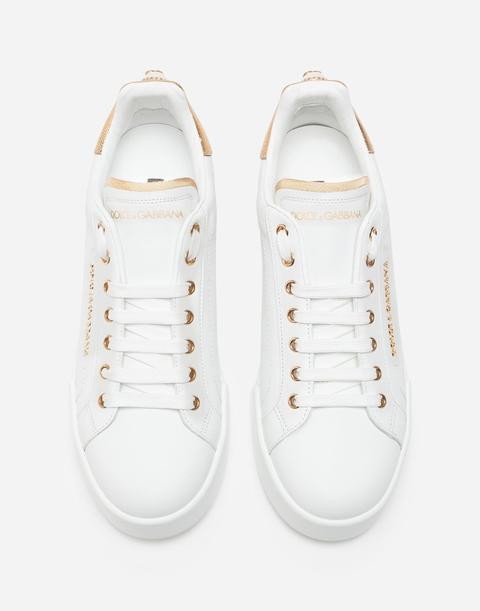 calfskin nappa portofino sneakers