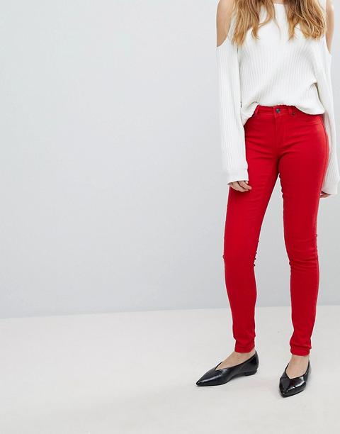 Jdy - Jeans Skinny - Rosso