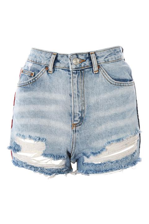 topshop moto mom shorts