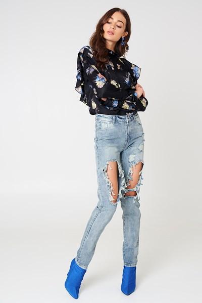 Dahli Naomi Boyfriend Jeans - Blue