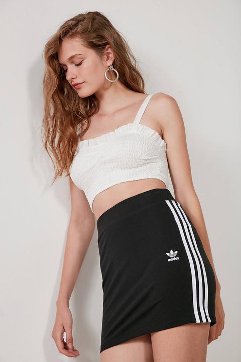 adidas 3 stripe mini skirt