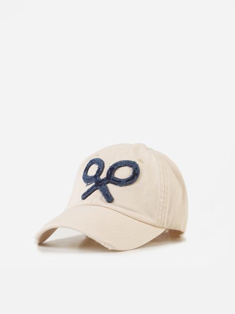 Gorra Silbon Beige Raquetas Marino