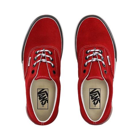 vans era stacked red