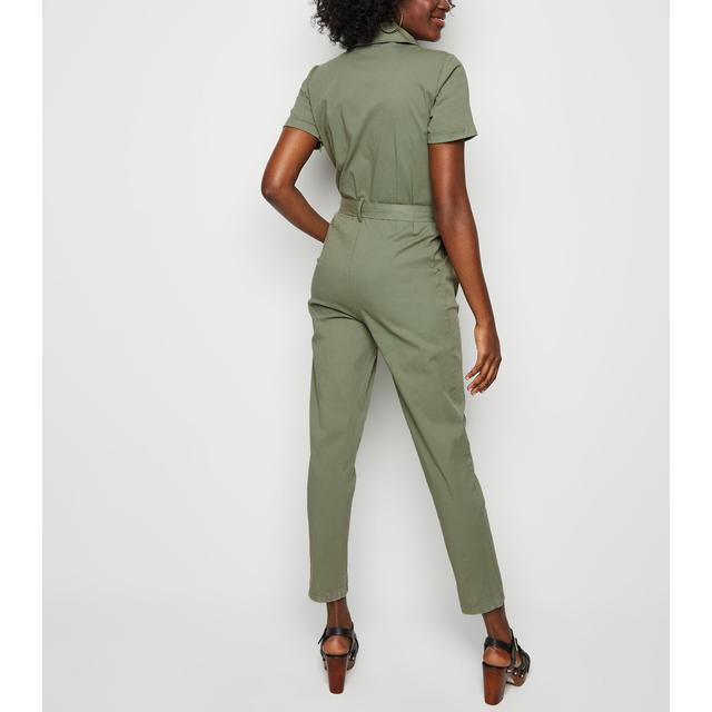 new look utility button through jumpsuit