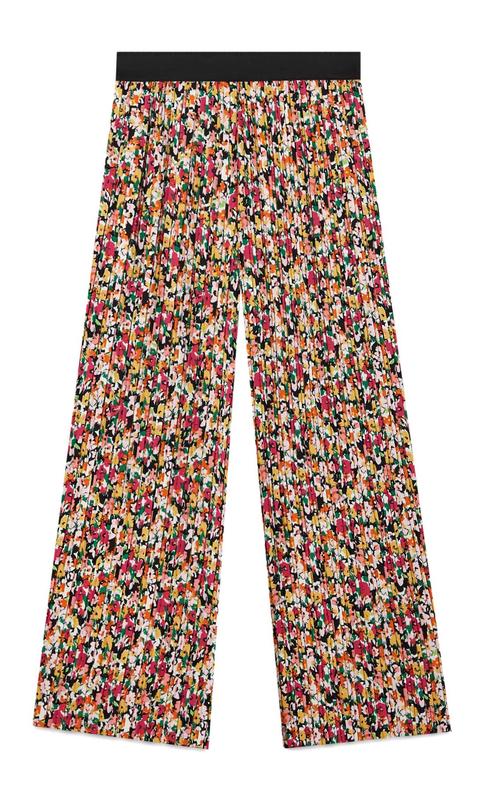 Pantalón Culotte Plisado Estampado