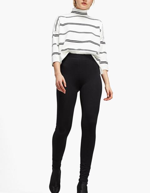 Legging Basico Alla Caviglia Nero