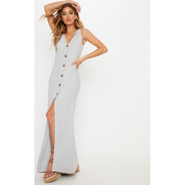 tortoise shell button dress