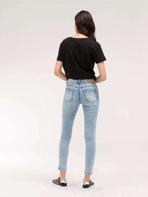 Jeans Skinny Chiaro Blu Denim Chiaro from Terranova on 21 Buttons