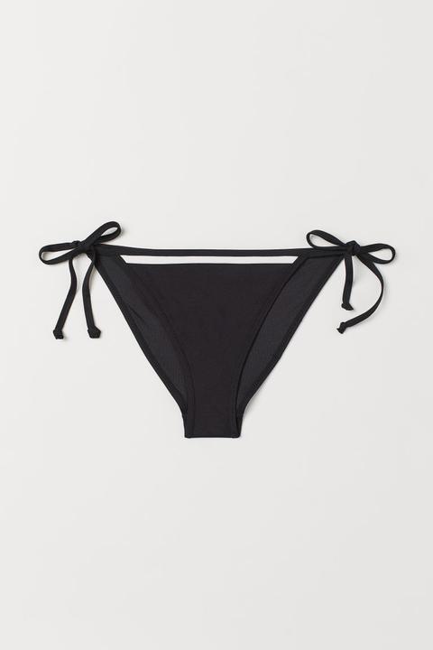 Braga De Bikini De Anudar - Negro