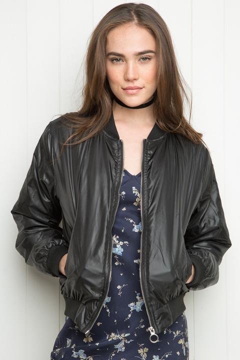 Mallory Windbreaker Bomber Jacket