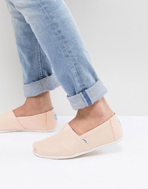 Toms - Espadrilles Di Tela Classiche Rosa - Rosa