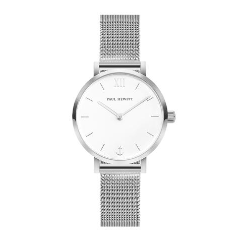 Uhr Sailor Line Modest White Sand Edelstahl Meshband