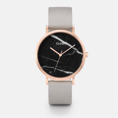 La Roche Rose Gold Black Marble/grey