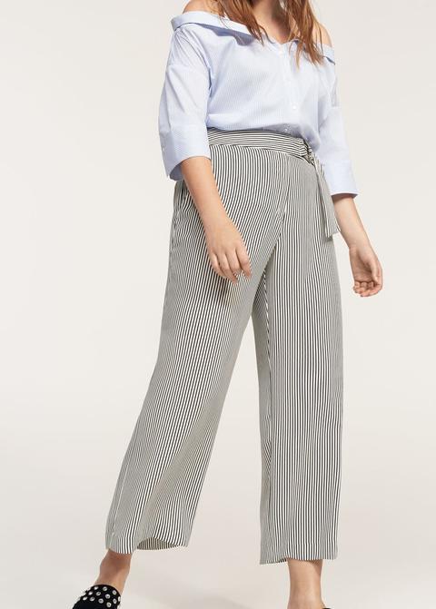 Pantalón Crop Rayas