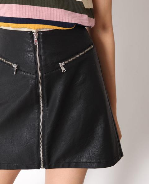 Jupe En Faux Cuir