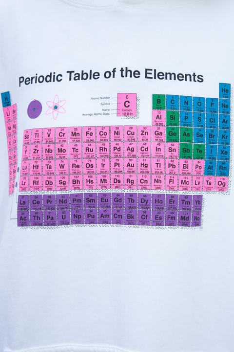 brandy melville periodic table hoodie