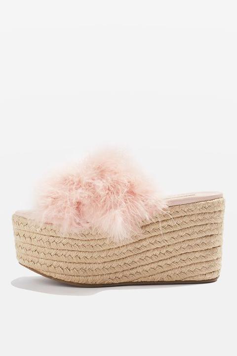 Warren Fluffy Espadrilles