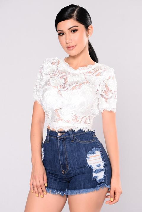 Kali Crop Top - White