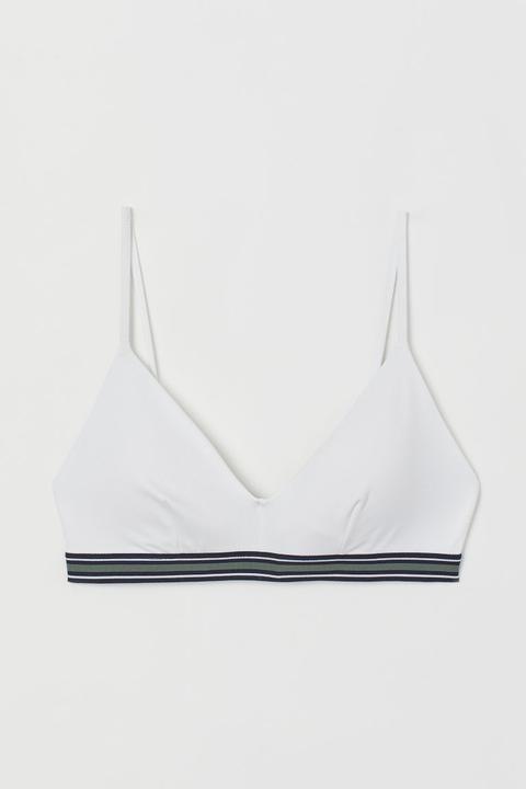 Top De Bikini Acolchado - Blanco