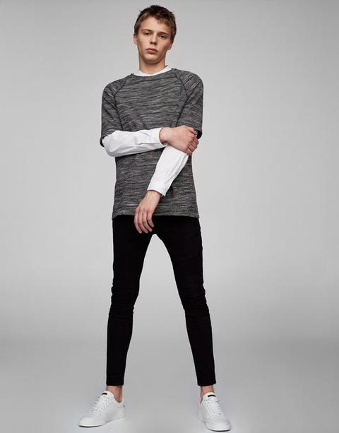 Jeans Superskinny Fit Biker Neri