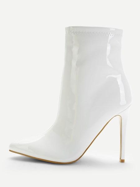 Pointy Toe Blanco Botas