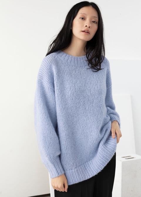 Oversized Merino Wool Blend Sweater