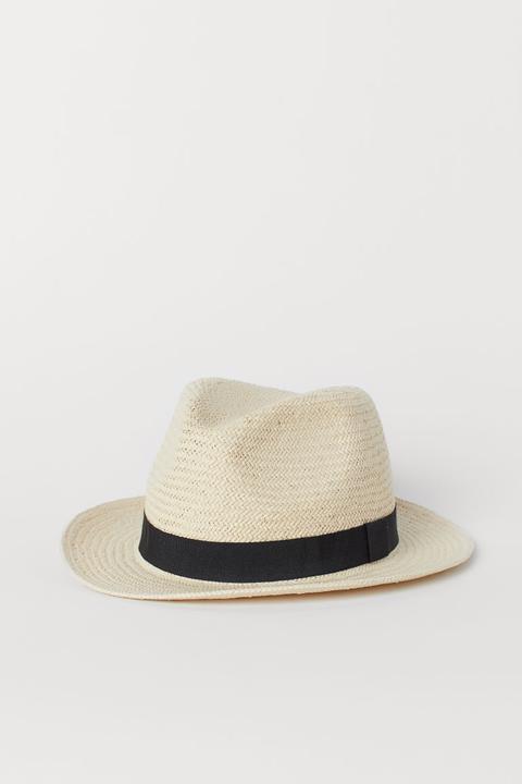 Straw Hat - White