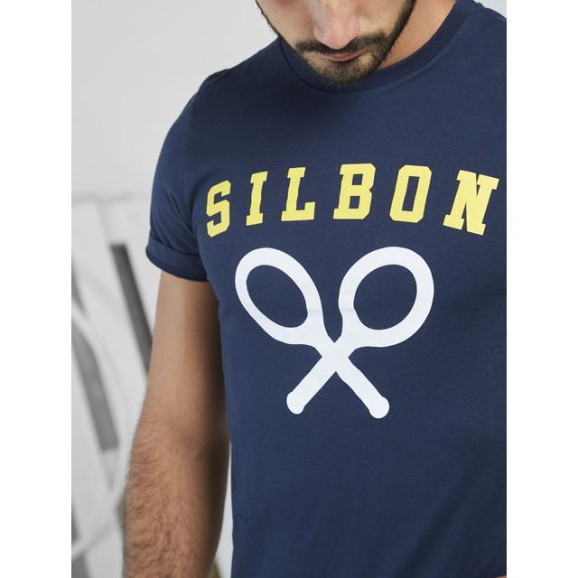 Camiseta Amarillo Azul de Silbon en 21