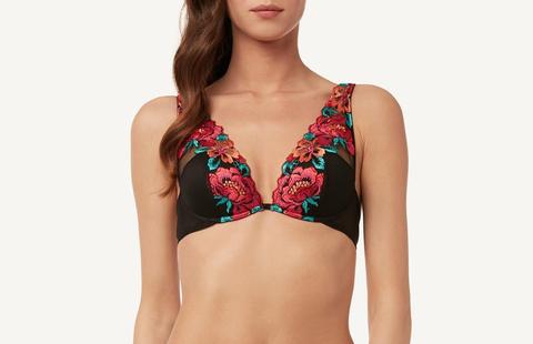 Reggiseno Balconcino Elena Floral Embroidery