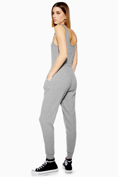 ribbed lounge jumpsuit
