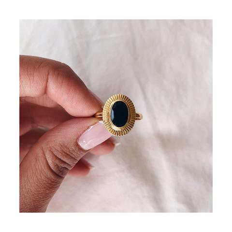 Anillo Dafne Black