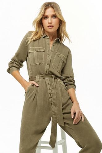 forever 21 utility jumpsuit