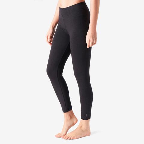 Mallas Leggins Mujer 7/8 Nyamba 500 Negro