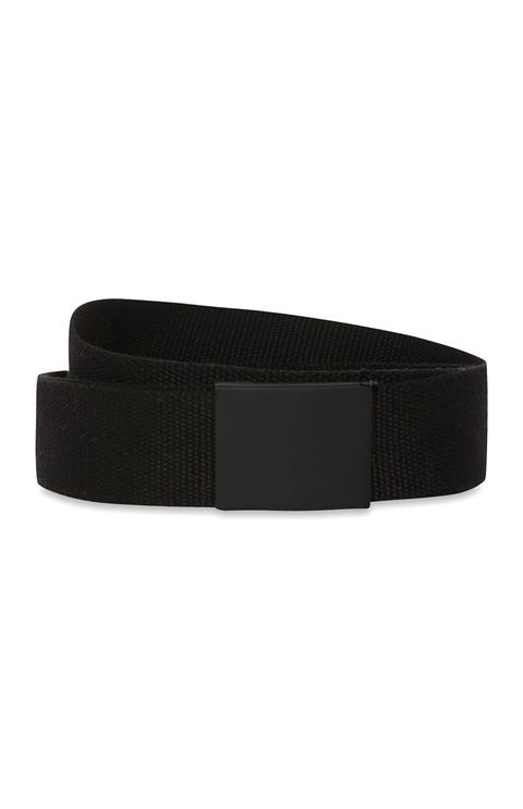 Black Webbing Belt