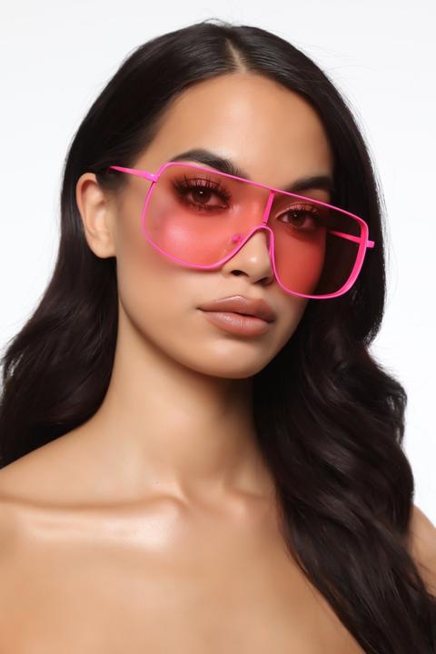 Don't Block Me Sunglasses - Pink