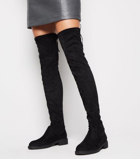 new look boots over knee