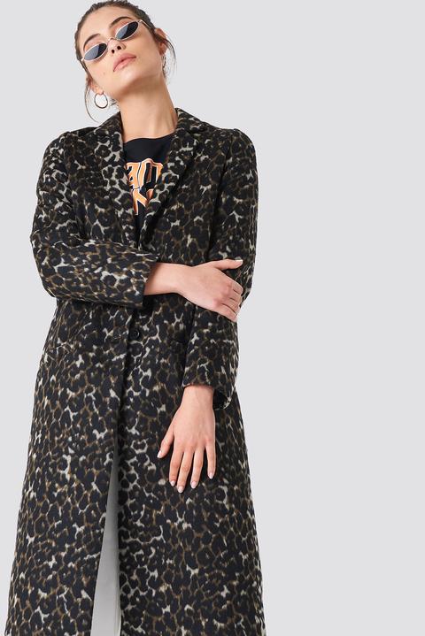 Printed Coat Leoprint