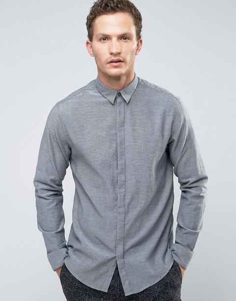 Camisa Slim De Manga Larga De Selected Homme