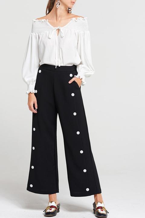 Estelle Front Button Pants